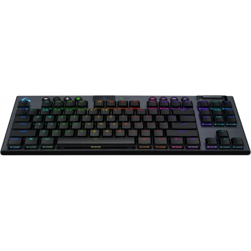 Tastatura Logitech G915 X Lightspeed TKL GL TACTILE, USB/USB Wireless/Bluetooth, Layout UK, Black-Grey