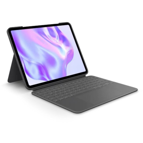 Husa/Stand Logitech Combo Touch pentru iPad Pro de 13 inch (M4), Graphite