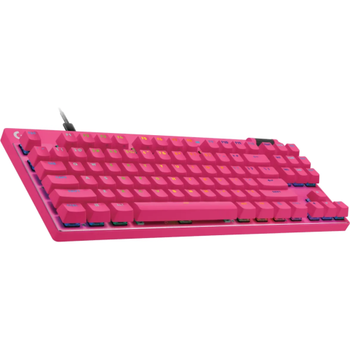 Tastatura Logitech PRO X TKL Rapid, USB-A, Layout US, Pink