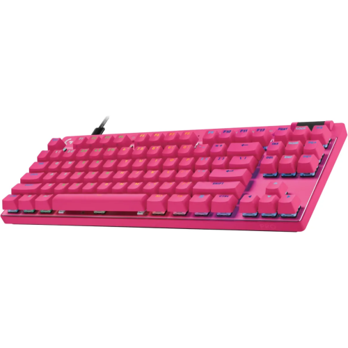 Tastatura Logitech PRO X TKL Rapid, USB-A, Layout US, Pink