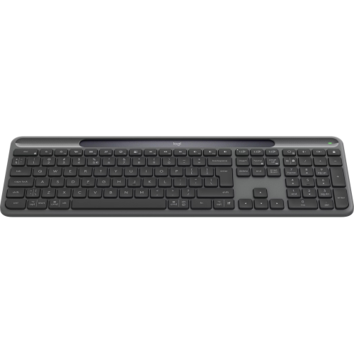 Tastatura Logitech Signature Slim Solar+ K980, USB Wireless/Bluetooth, Layout US, Graphite