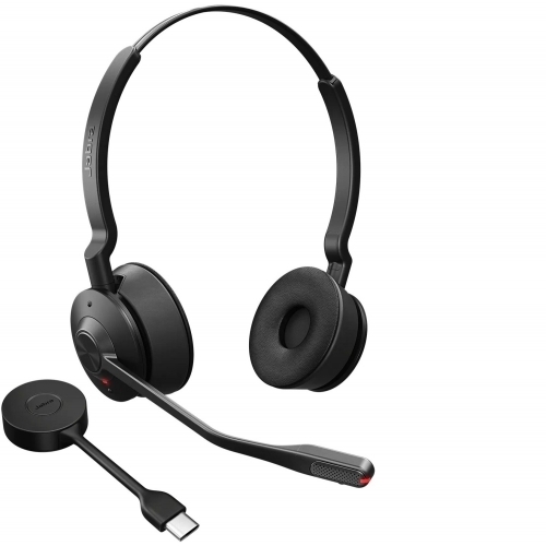 Casti cu microfon Jabra Engage 55 Stereo Low Power Microsoft Teams, DECT Wireless/USB-A, Black