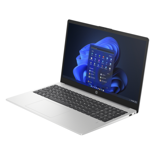 Laptop HP 250 G10, Intel Core i7-1355U, 15.6inch, RAM 8GB, SSD 512GB, Intel Iris Xe Graphics, Free DOS, Turbo Silver