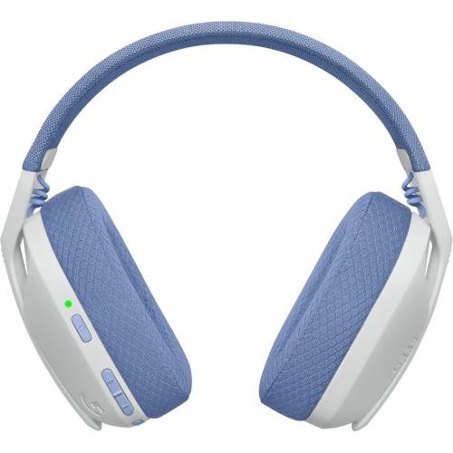 Casti cu microfon Logitech G435, Bluetooth/USB Wireless, White-Lilac