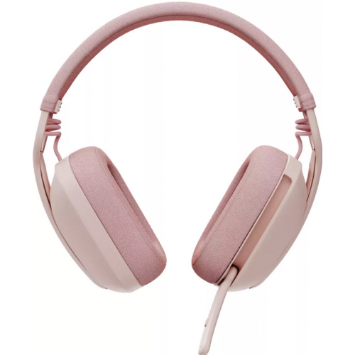 Casti cu microfon Logitech Zone Vibe Wireless, Bluetooth, Rose