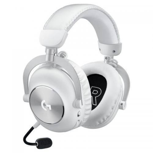 Casti cu microfon Logitech G PRO X 2, 3.5mm jack/Bluetooth/USB Wireless, White