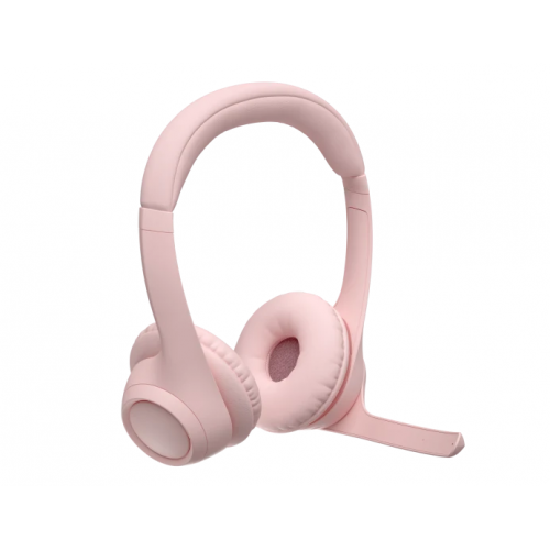 Casti cu microfon Logitech Zone 300, Bluetooth, Rose