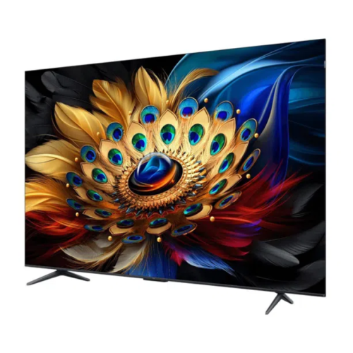 Televizor QLED TCL Smart 98C655 Seria C655, 98 inch, Ultra HD 4K, Black