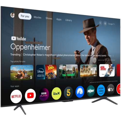 Televizor QLED TCL Smart 98T8C Seria T8C, 98 inch, Ultra HD 4K, Black