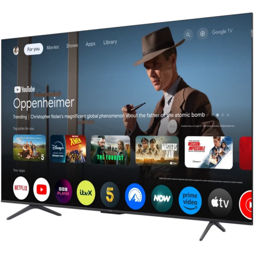 Televizor QLED TCL Smart 98T8C Seria T8C, 98 inch, Ultra HD 4K, Black