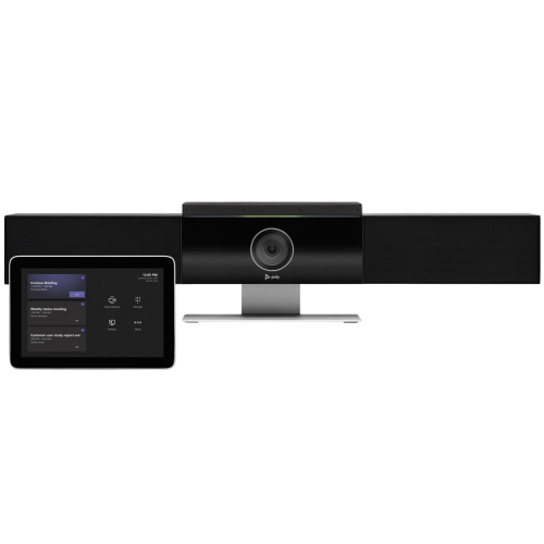Kit Camera Videoconferinta Poly by HP Studio USB Video Bar, Black + Display GC8
