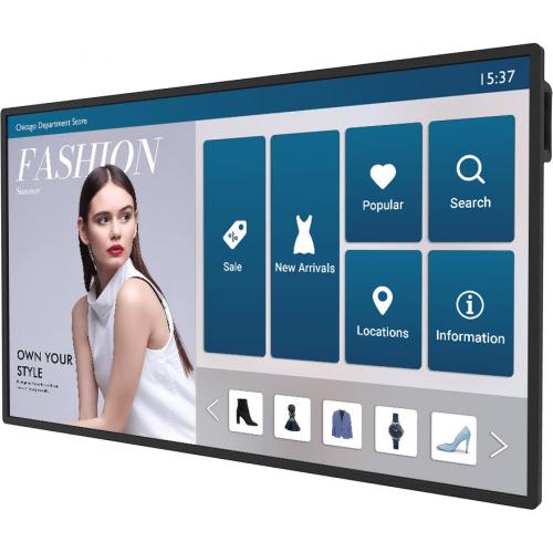 Display interactiv Benq Seria IL01 IL5501, 55inch, 3840x2160pixeli, Black