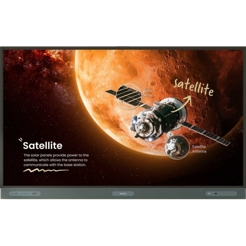 Display interactiv Benq Seria RP04 RP8604, 86inch, 3840x2160pixeli, Black