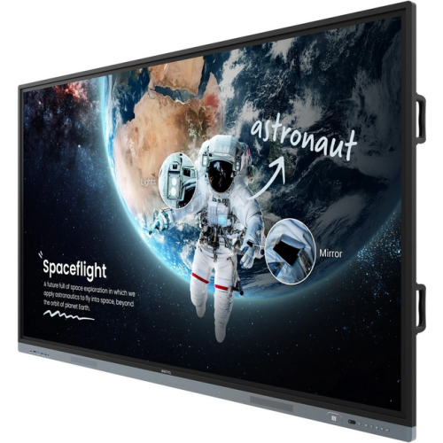 Display interactiv Benq Seria RM7504 RM04, 75 inch, 3840 x 2160 pixeli, Black