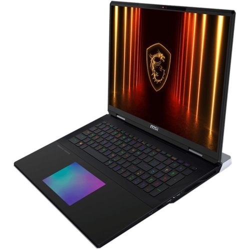 Laptop MSI Titan 18 HX AI A2XWJG, Intel Core Ultra 9 285HX, 18 inch, RAM 64GB, SSD 2TB + 2 x 2TB, nVidia GeForce RTX 5090 24GB, Windows 11 Pro, Core Black