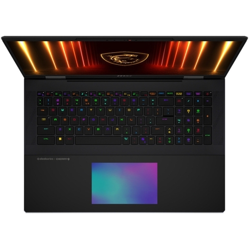 Laptop MSI Titan 18 HX AI A2XWJG, Intel Core Ultra 9 285HX, 18 inch, RAM 64GB, SSD 2TB + 2 x 2TB, nVidia GeForce RTX 5090 24GB, Windows 11 Pro, Core Black