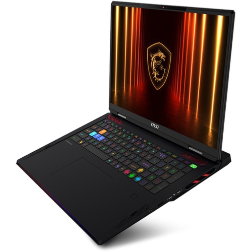 Laptop MSI Raider A18 HX A9WIG, AMD Ryzen 9 9955HX3D, 18 inch, RAM 64GB, SSD 2TB, nVidia GeForce RTX 5080 16GB, Windows 11, Core Black