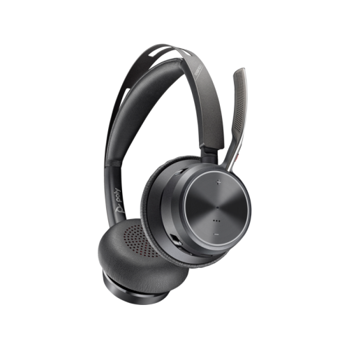 Casti cu microfon Poly by HP Voyager Focus 2, USB-C/ Bluetooth USB-A/C, Black