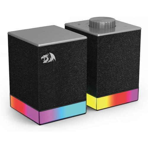 Boxe Bluetooth Redragon Glyph, 10W, Negre, Iluminare RGB