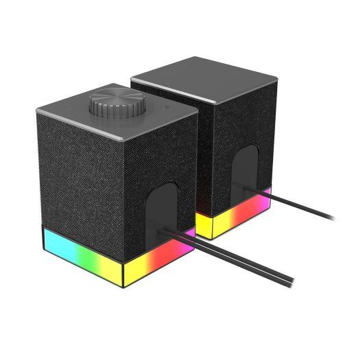 Boxe Bluetooth Redragon Glyph, 10W, Negre, Iluminare RGB