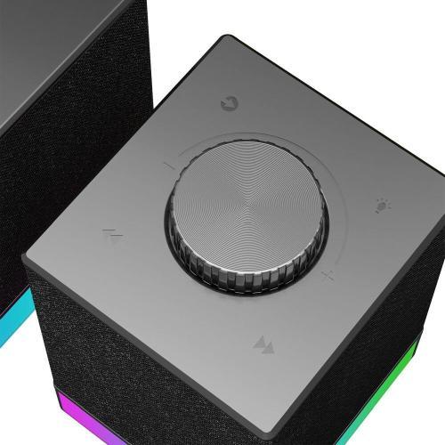 Boxe Bluetooth Redragon Glyph, 10W, Negre, Iluminare RGB