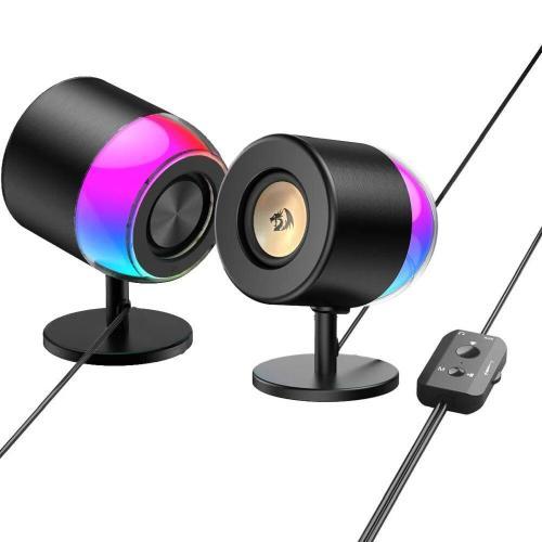 Boxe Bluetooth Redragon Ahri, 6W, Negre, iluminare RGB