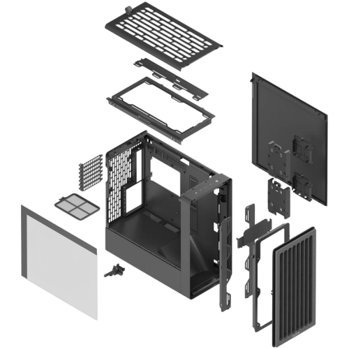 Carcasa HAVN BF360, MiddleTower, E-ATX, Negru - HVN-CA-BF360-02