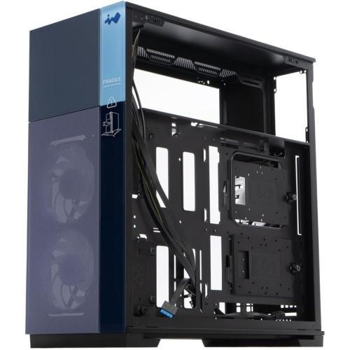 Carcasa In Win F5 Tempered Glass Black, IW-CS-F5BLK-3AN140