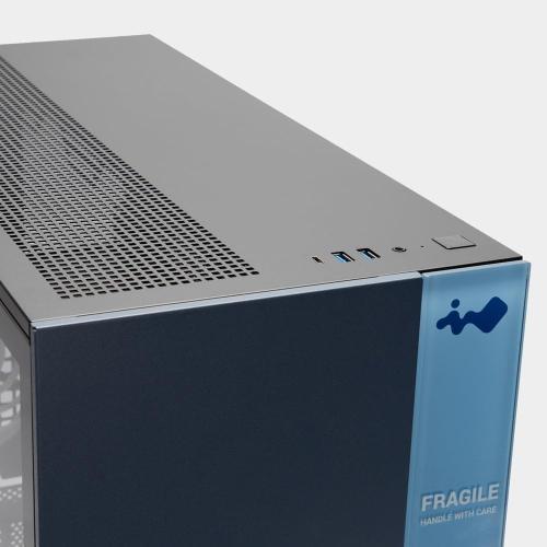 Carcasa In Win F5 Tempered Glass Black, IW-CS-F5BLK-3AN140