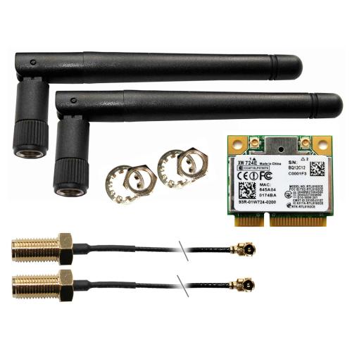 Placa de retea Wireless Shuttle WLN-S pentru calculatoare Slim, Mini PCIe