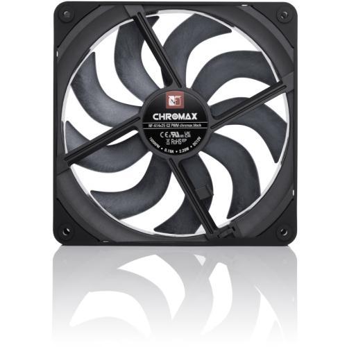 Ventilator Noctua NF-A14x25 G2 PWM chromax.black, 140 mm, Black