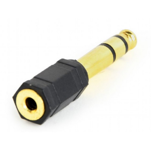 GEMBIRD A-6.35M-3.5F 6.35 mm to 3.5 mm audio adapter plug