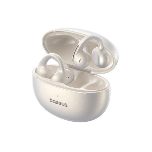 CASTI Baseus Bowie MC1 Pro Open-Ear True Wireless, on ear, pt smartphone, microfon pe casca, conectare prin Bluetooth 6.0, alb 