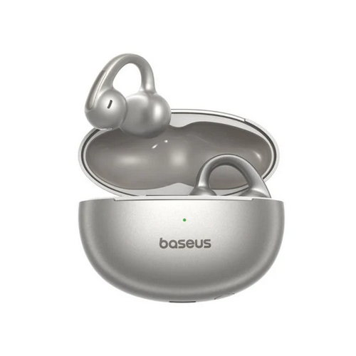 CASTI Baseus Bowie MC1 Pro Open-Ear True Wireless, on ear, pt smartphone, microfon pe casca, conectare prin Bluetooth 6.0, titanium 