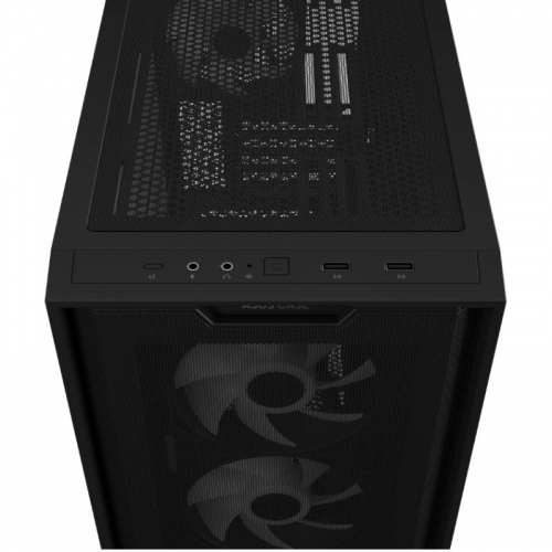 Carcasa ASUS A21 Plus TG ARGB Black, Fara sursa