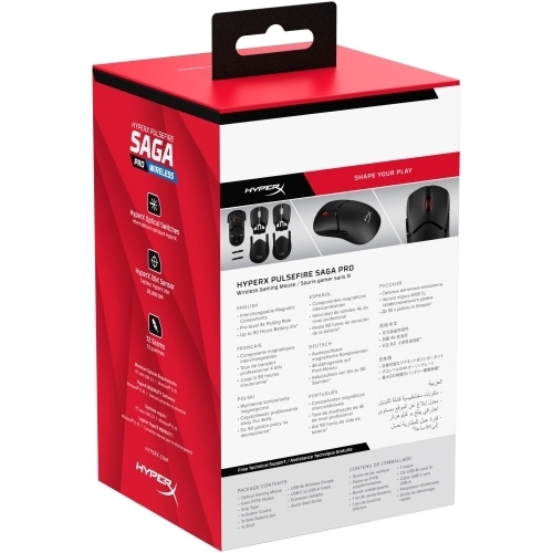 HP HyperX Pulsefire Saga Pro Wireless Gaming Mouse