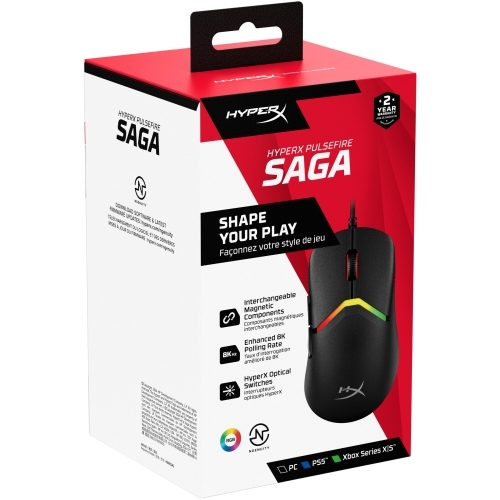 HP HyperX Pulsefire Saga Wired Gaming Mouse