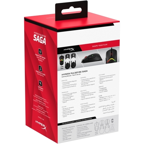 HP HyperX Pulsefire Saga Wired Gaming Mouse