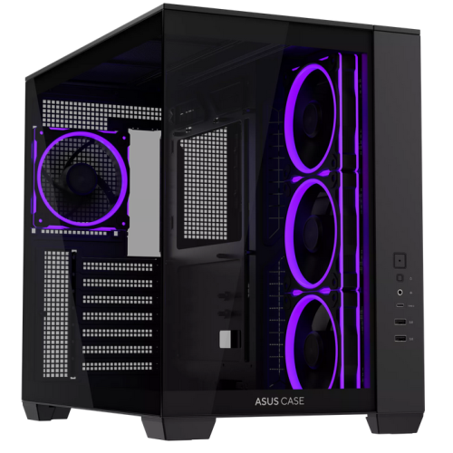 Carcasa ASUS A32 Plus TG ARGB Black, Fara sursa