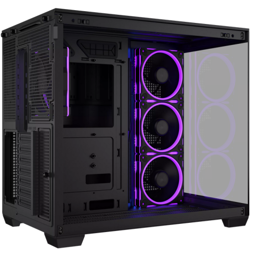 Carcasa ASUS A32 Plus TG ARGB Black, Fara sursa