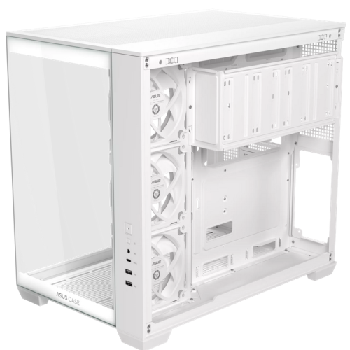 Carcasa ASUS A32 Plus TG ARGB White, Fara sursa