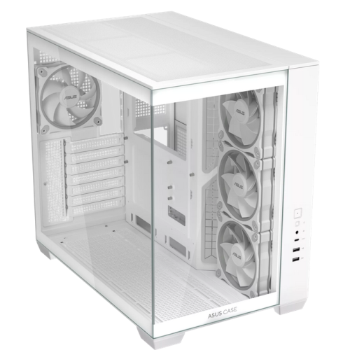 Carcasa ASUS A32 Plus TG ARGB White, Fara sursa