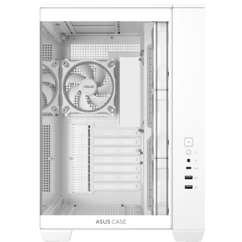 Carcasa ASUS A32 Plus TG ARGB White, Fara sursa