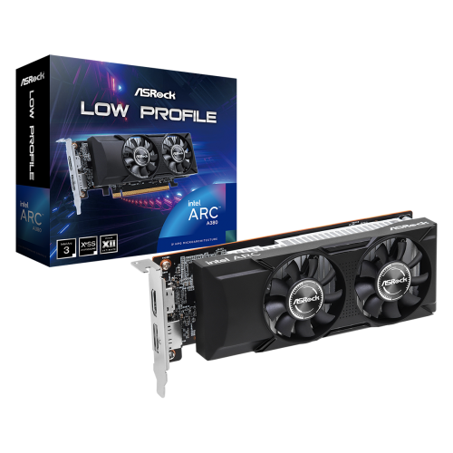 Placa video ASRocK Intel Arc A380 Low Profile 6GB, GDDR6, 96bit