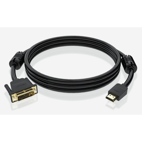 Cablu Vention ABFBG, HDMI male - DVI male, 1.5 m, Black
