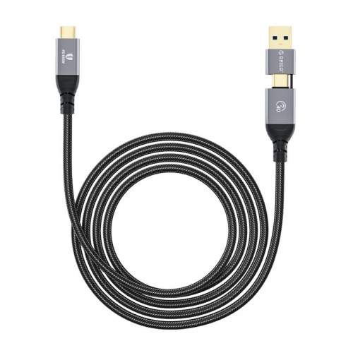 Cablu de date Orico ACC40-10-BK, USB-C male - USB-C male, 1m, Black