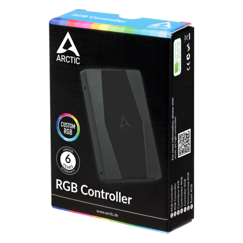 Controller ventilator Arctic RGB, Black
