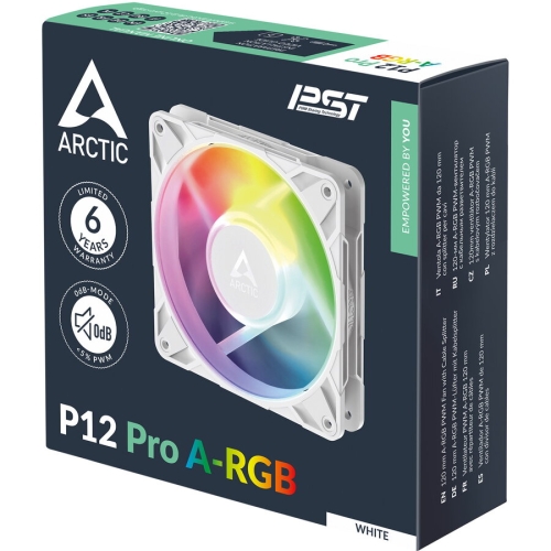 P12 Pro A-RGB, 120 mm PWM, 600 - 3000 rpm, Alb
