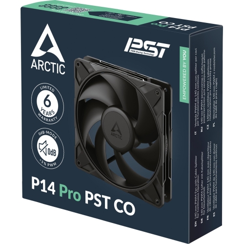 P14 Pro PST CO, 140 mm PWM, 2500 rpm, Negru
