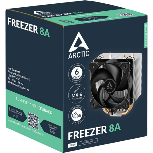 Cooler procesor Arctic Freezer 8A, 100 mm, Black